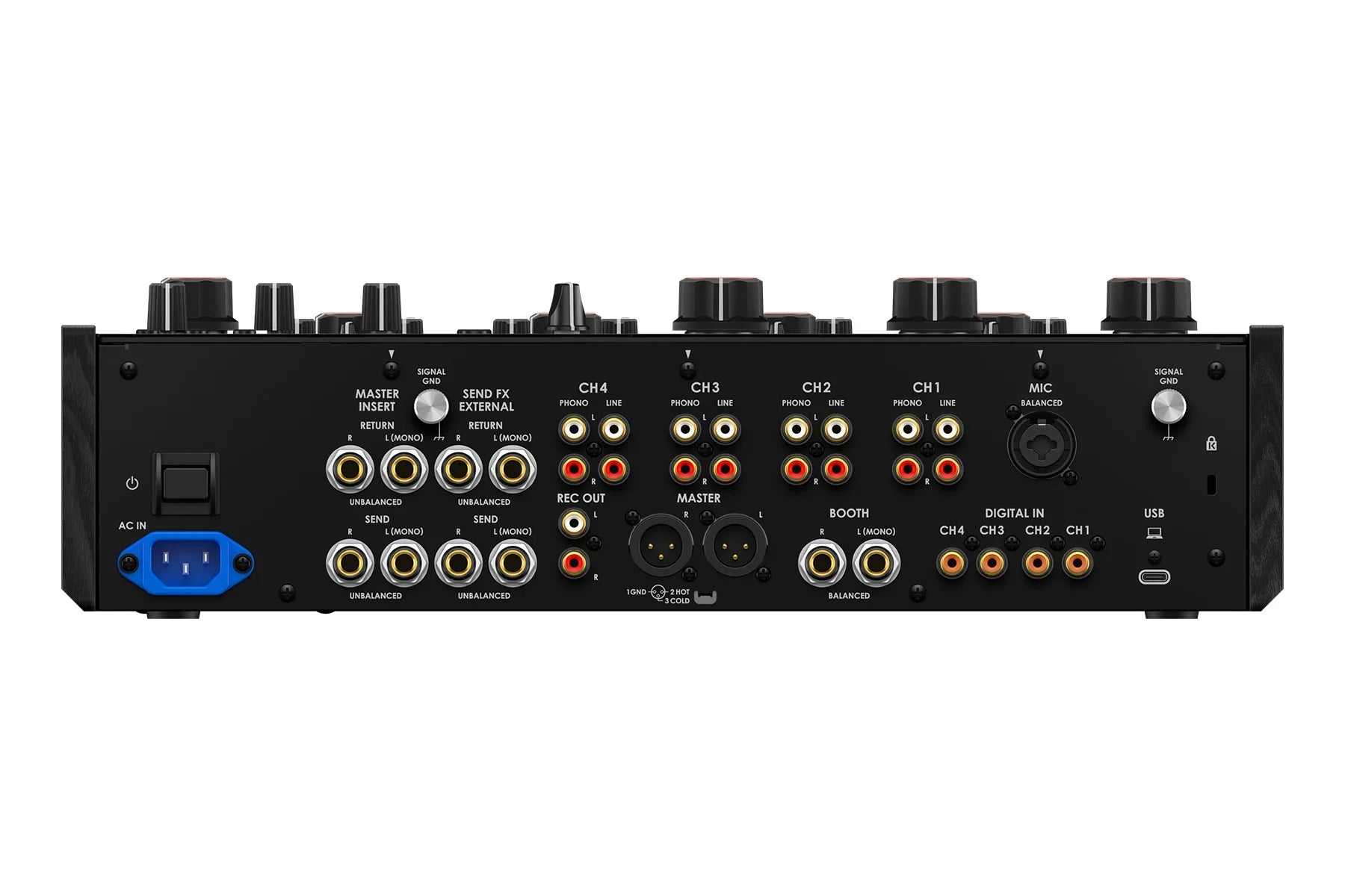 AlphaTheta Euphonia Professional 4-Channel Rotary Mixer