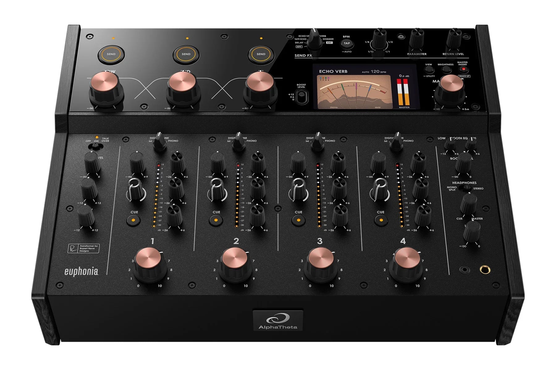 AlphaTheta Euphonia Professional 4-Channel Rotary Mixer