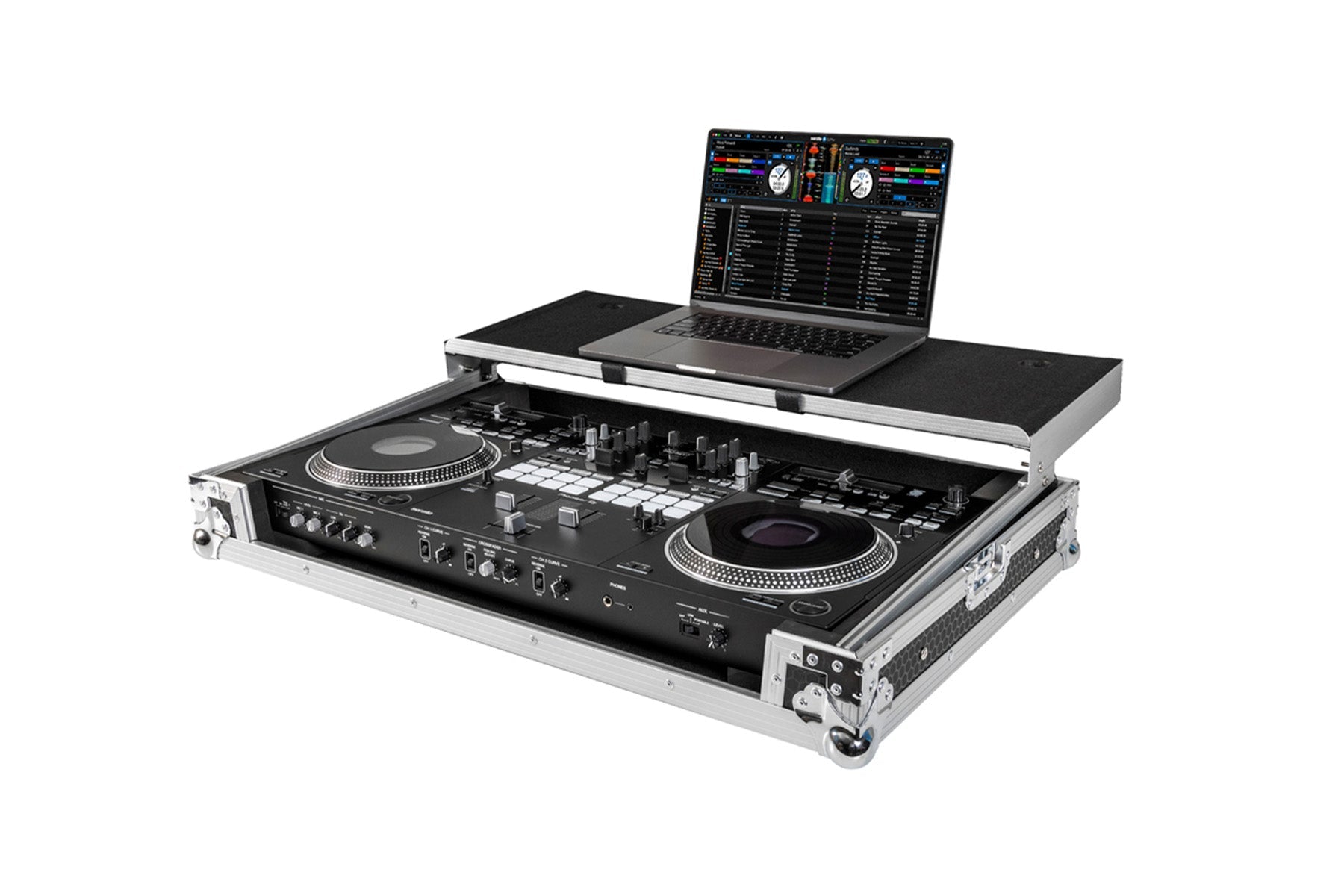 Headliner Flight Case with Laptop Platform for Pioneer DJ DDJ-REV7