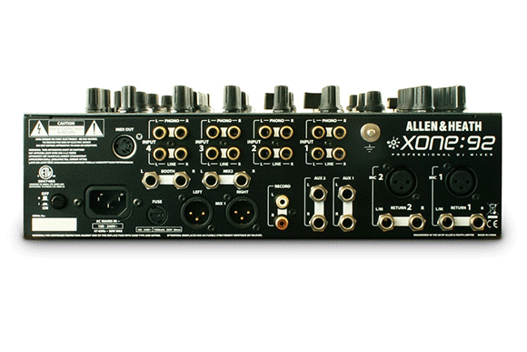 Allen & Heath Xone:92 Analogue DJ Mixer