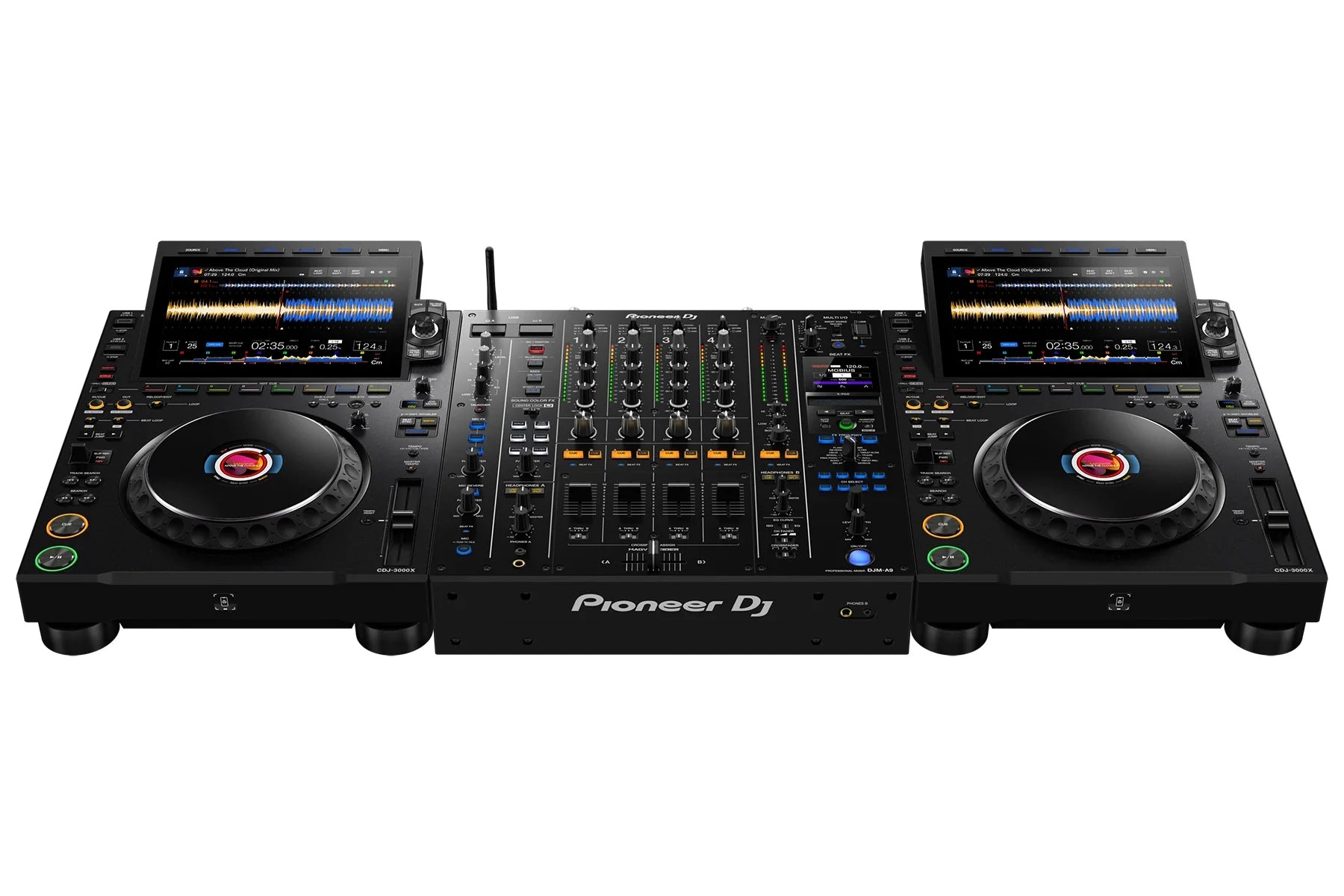 AlphaTheta CDJ-3000X + Pioneer DJ-A9 Bundle