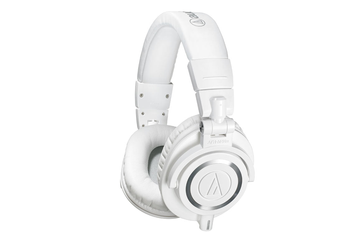 Audio-Technica ATH-M50xWH Closed Ear Studio Monitoring Headphones