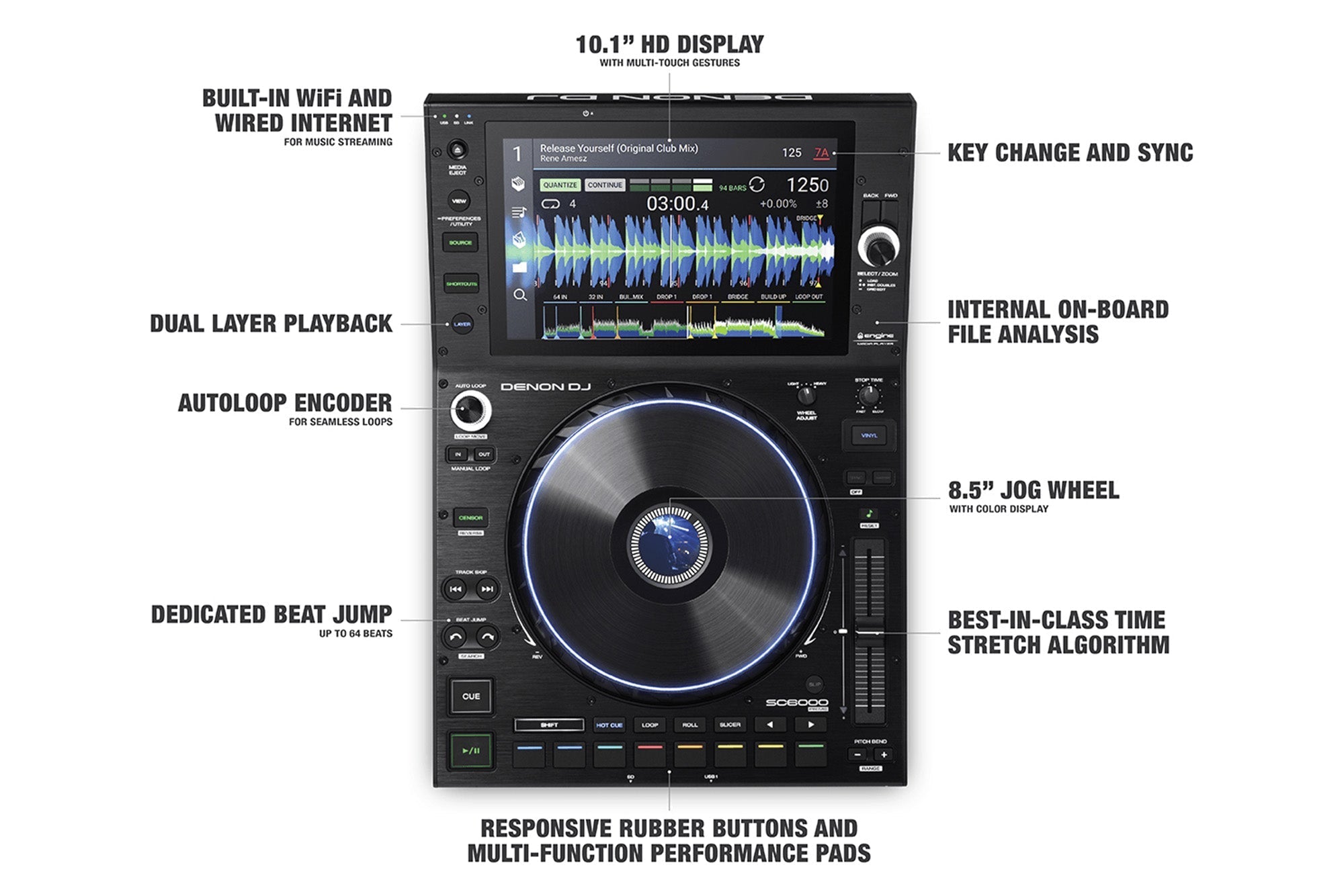 Denon SC6000 Prime Professional DJ Media Player