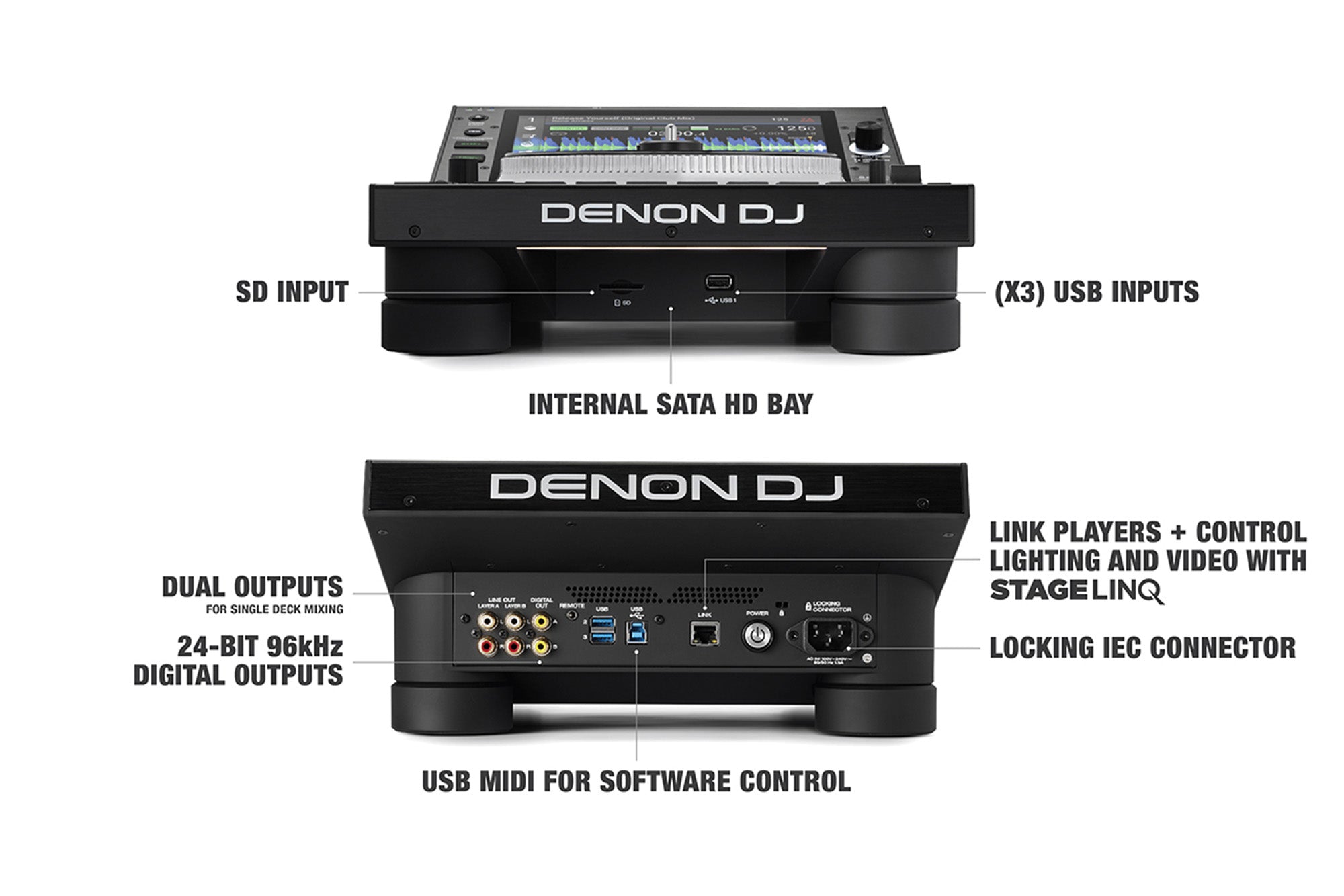 Denon SC6000M Prime Professional DJ Media Player